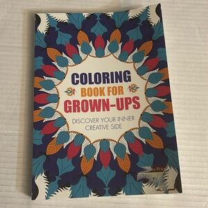 Adult coloring book. Never used
